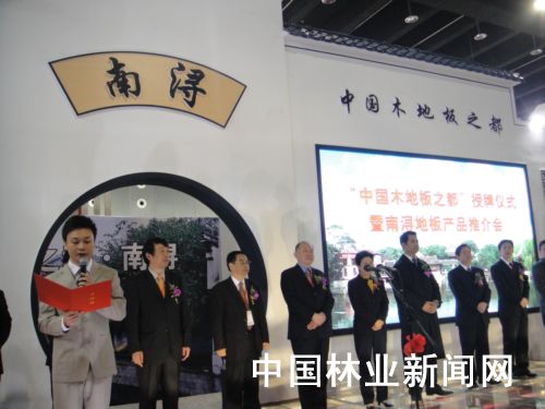 南潯區(qū)通過“中國實(shí)木地板之都”評審